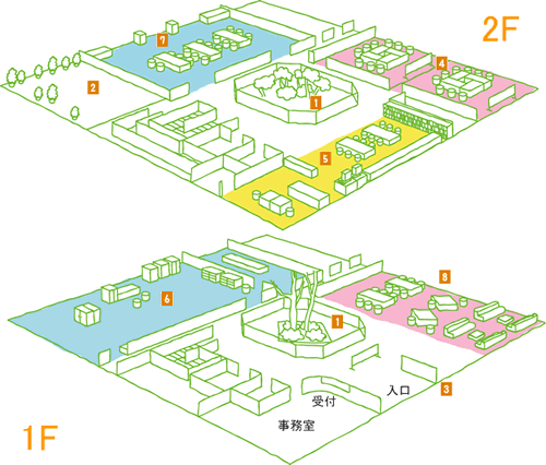 春日町リサイクルセンター館内案内図