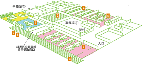 豊玉リサイクルセンター館内案内図